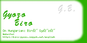 gyozo biro business card